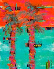 Jumbie Palms I by Denise Wright